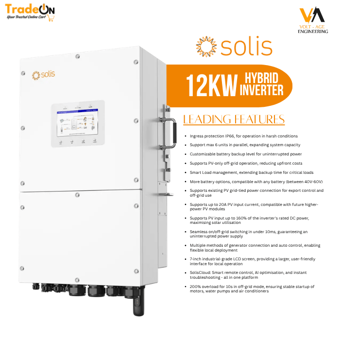 Solis 12kw Plus Single Phase Hybrid Inverter